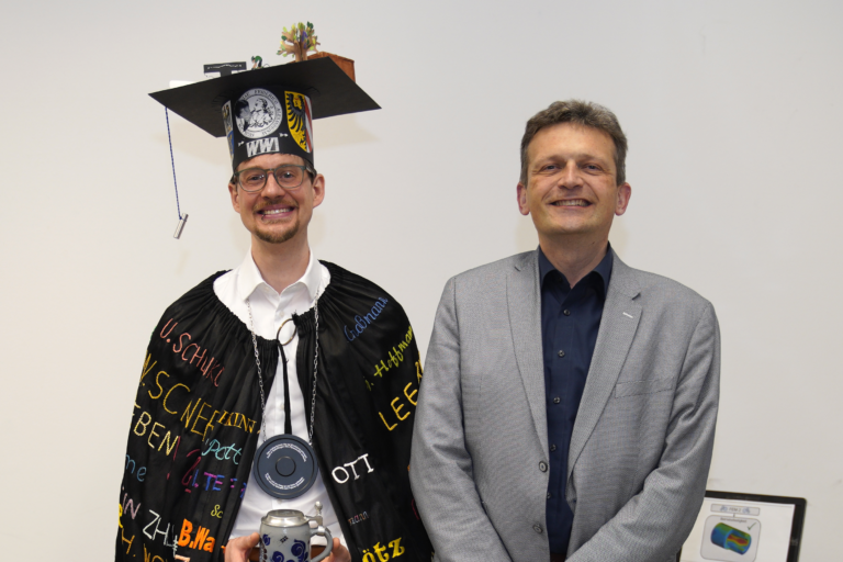 Successful doctorate of Philipp Heckl