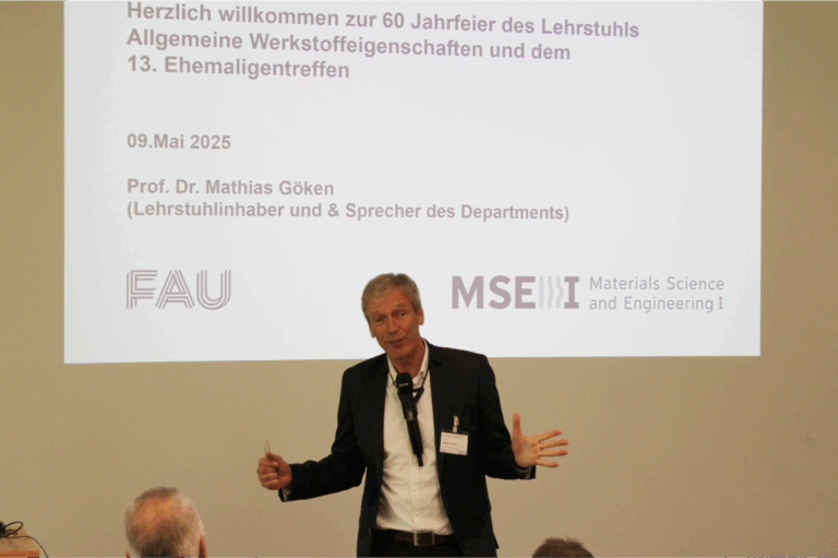 13th alumni reunion and 60th anniversary of the Chair of General Material Properties
